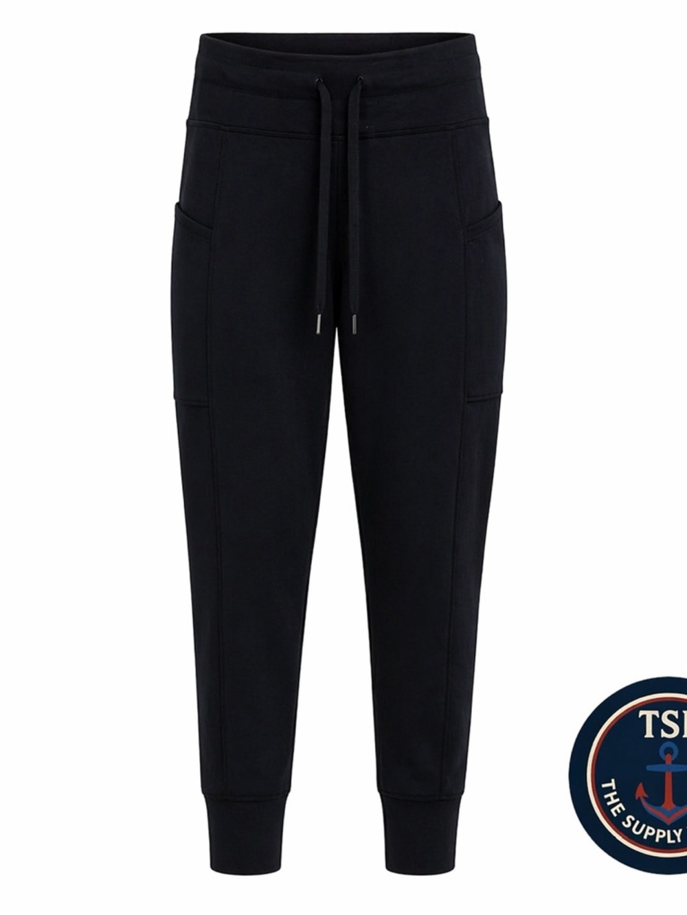Balance Collection Black Jogger Leggings Women’s Size S Stretch Activewear